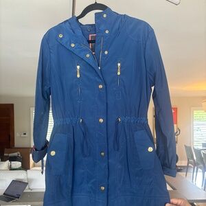 Royal Blue Trench Coat